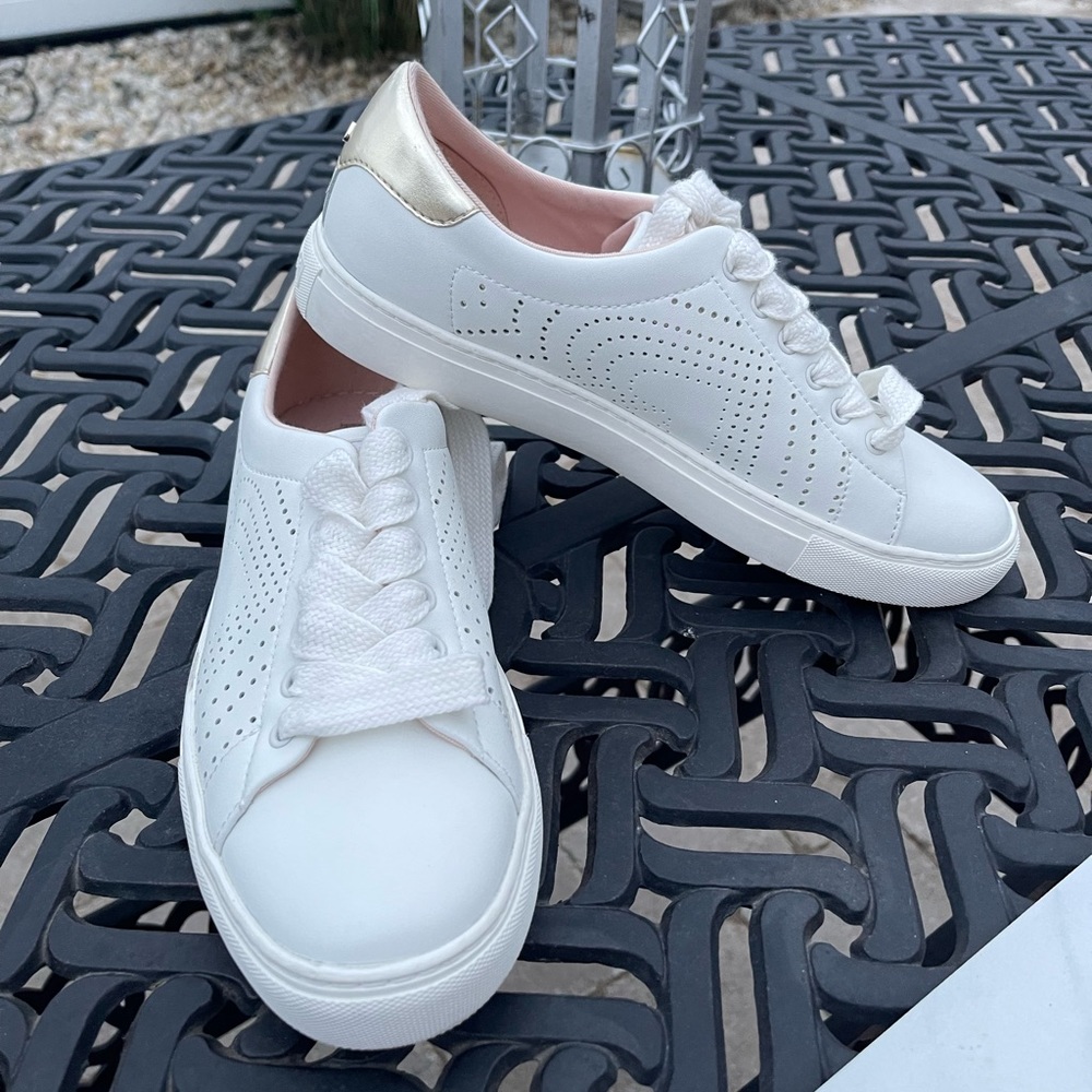 Kate Spade Aster perforated sneakers size 8.5